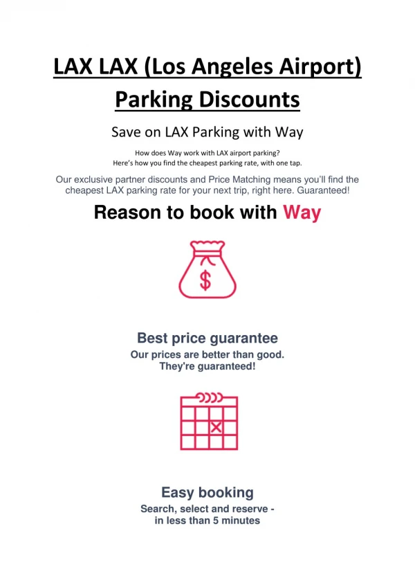 Save on LAX Parking with Way