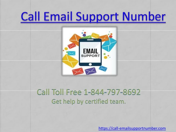 Call Email Support Number at 1-844-797-8692