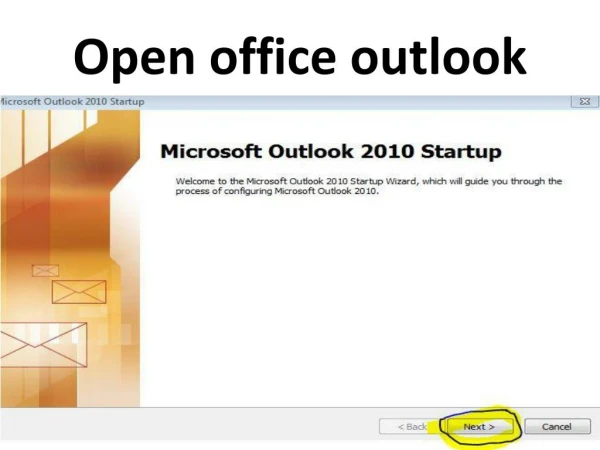 How to configure Hotmail in outlook