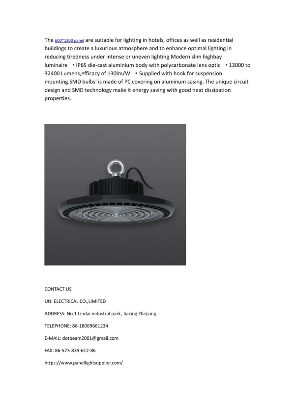 panellightsupplier.com specializes in LED panel light industry