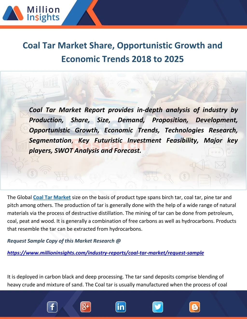 coal tar market share opportunistic growth