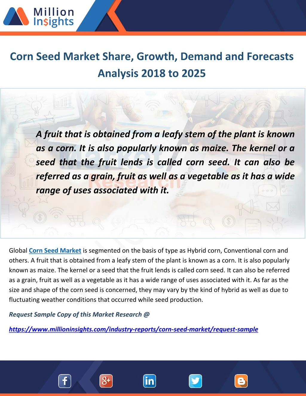 corn seed market share growth demand