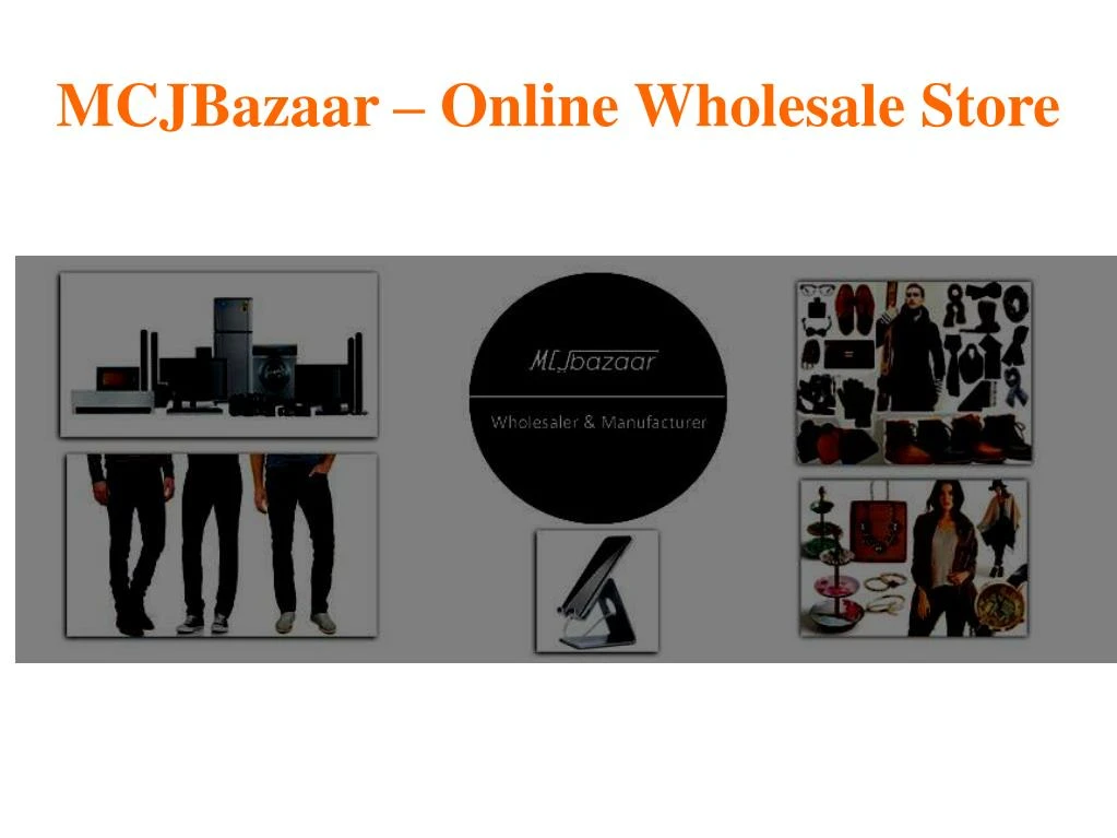 mcjbazaar online wholesale store
