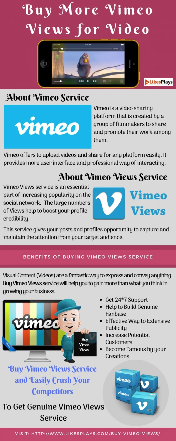 Buy More Vimeo Views for Video