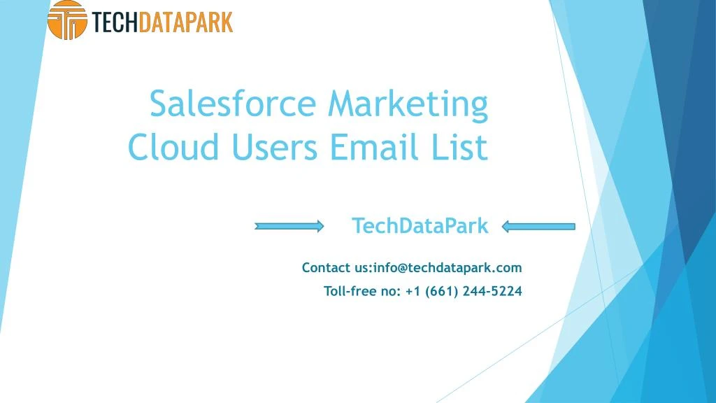 salesforce marketing cloud users email list techdatapark