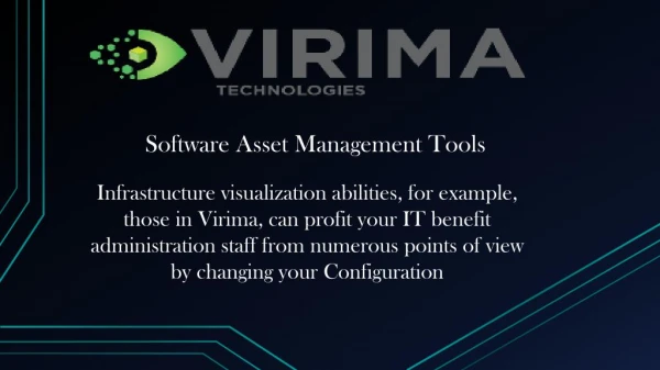 Software Asset Management Tools