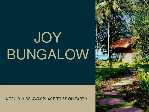 Joy Bungalow- The Best Koh Jum Island Resort to Visit