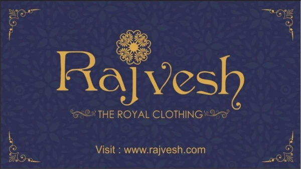 Rajvesh - Royal Rajasthani Dresses Online