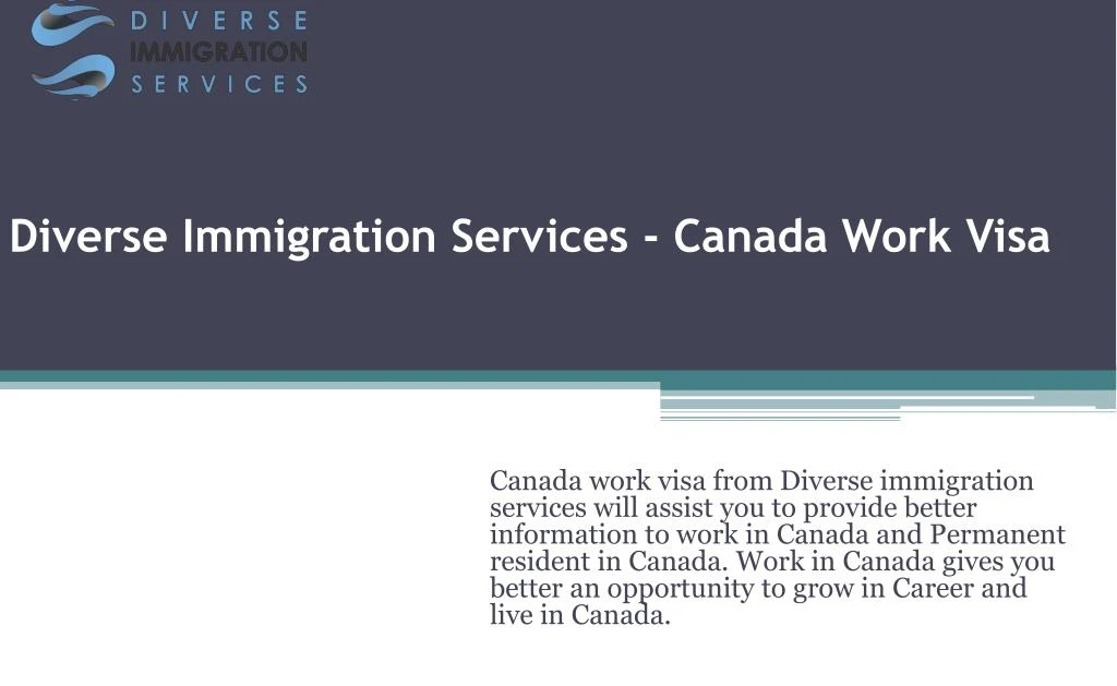 diverse immigration services canada work visa
