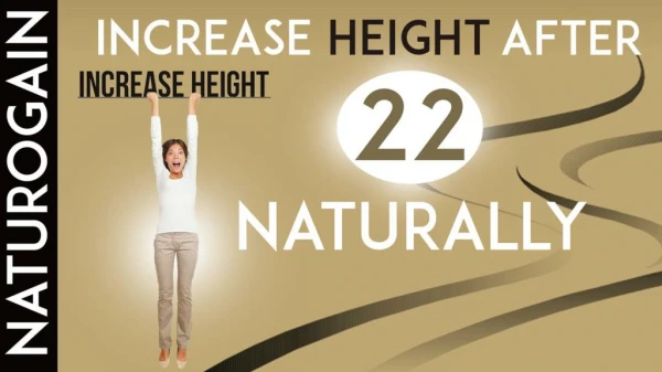 How to Increase Height after 22 Naturally for {GIRLS}
