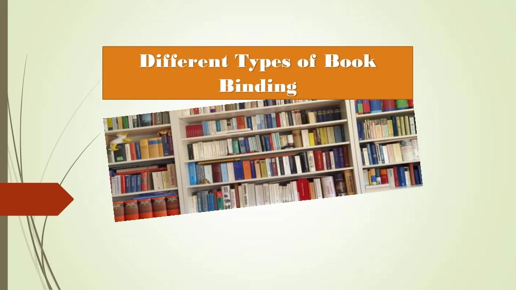 different types of book binding