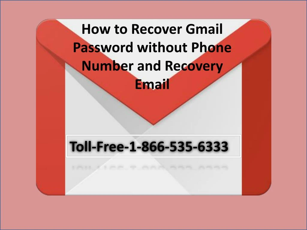 how to recover gmail password without phone