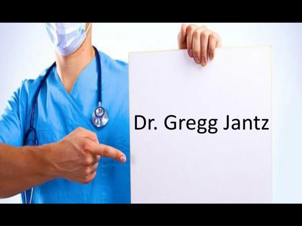 Dr. Gregg Jantz