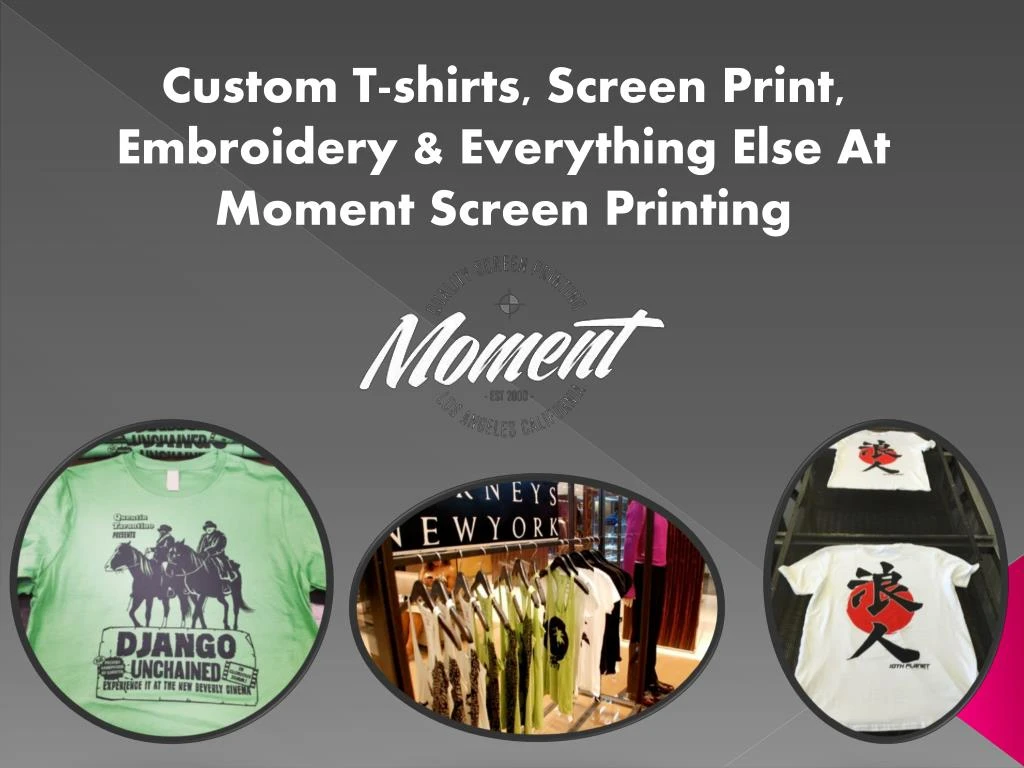 custom t shirts screen print embroidery