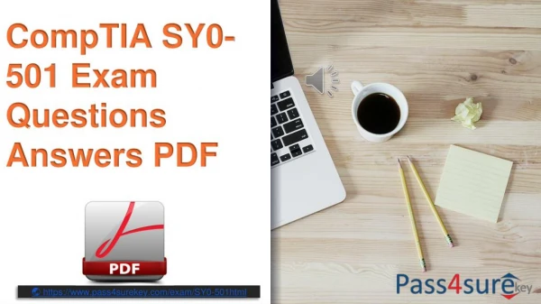 CompTIA SY0-501 Dumps PDF Questions & Answers