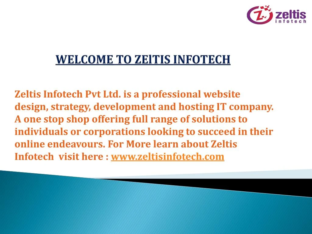 welcome to zeltis infotech