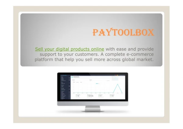 Hassle-free tool to sell digital products: