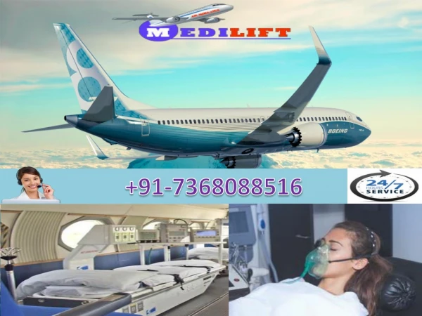 Pick the Medilift low charges Air Ambulance Service in Bangalore