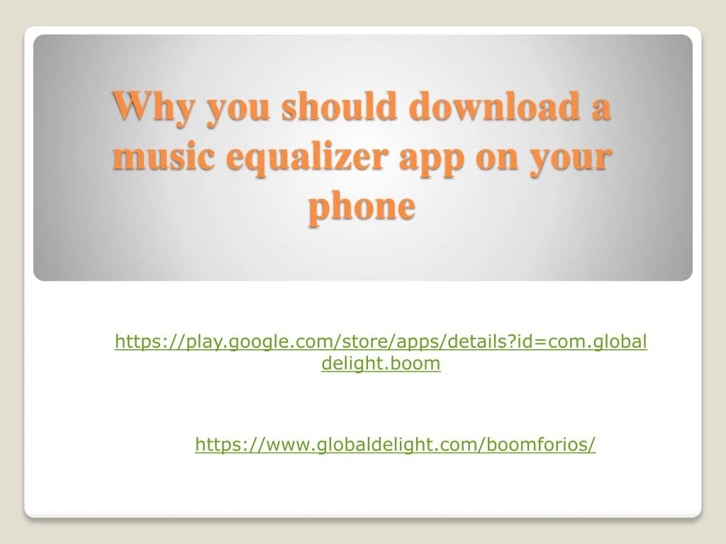 why you should download a music equalizer app on your phone