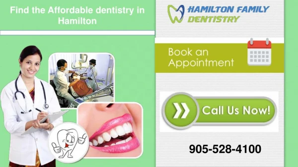 Select the Affordable dentist in Hamilton