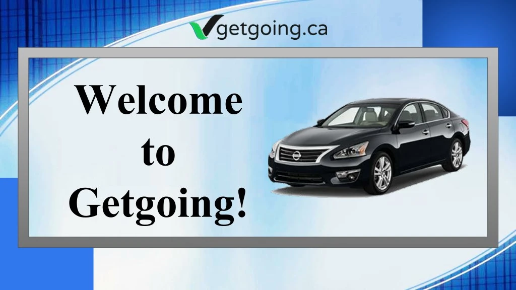 welcome to getgoing