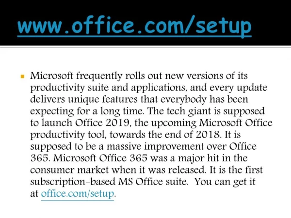 Activate Microsoft Office Setup