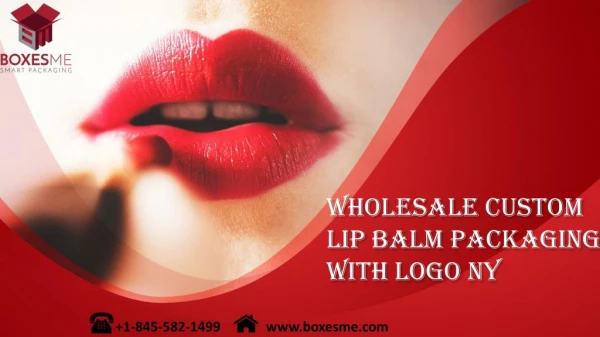 Wholesale Custom Lip Balm Packaging With Logo NY