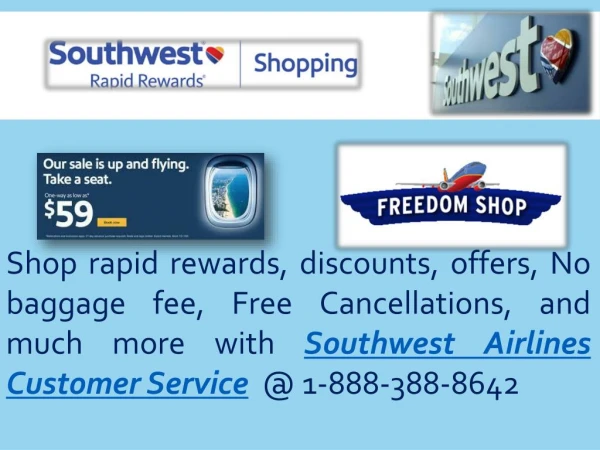Southwest airlines number customer service, for issues related with reservations and offers