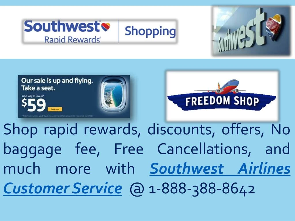 shop rapid rewards discounts offers no baggage