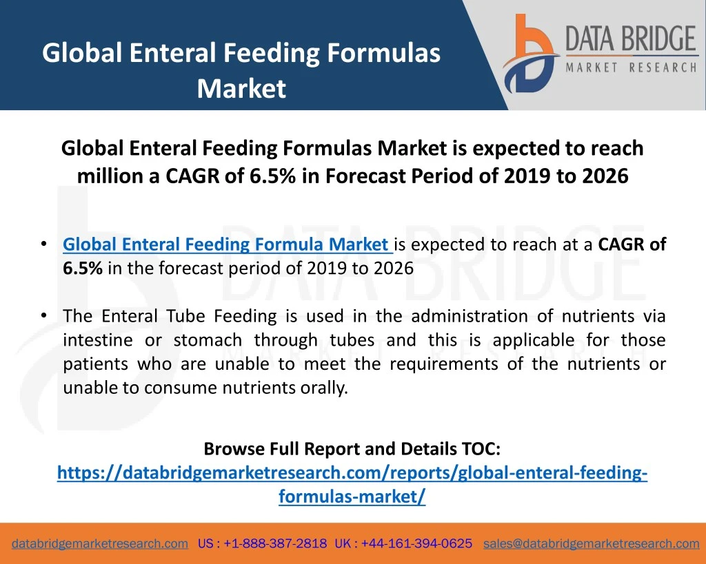 global enteral feeding formulas market