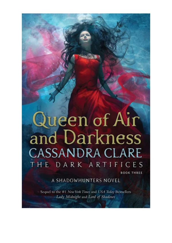 [PDF] Queen of Air and Darkness by Cassandra Clare