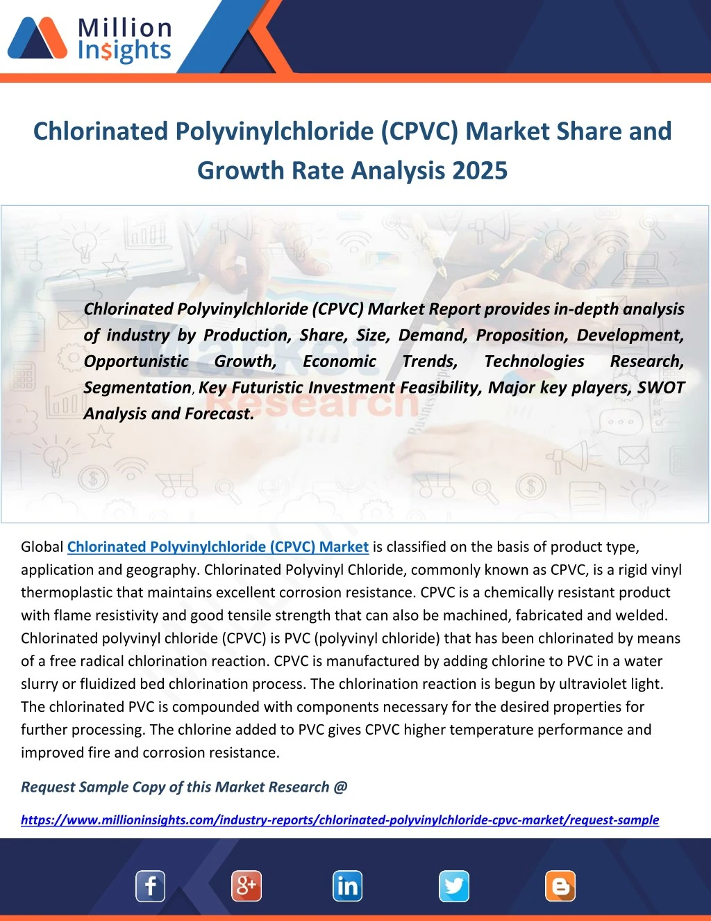 chlorinated polyvinylchloride cpvc market share