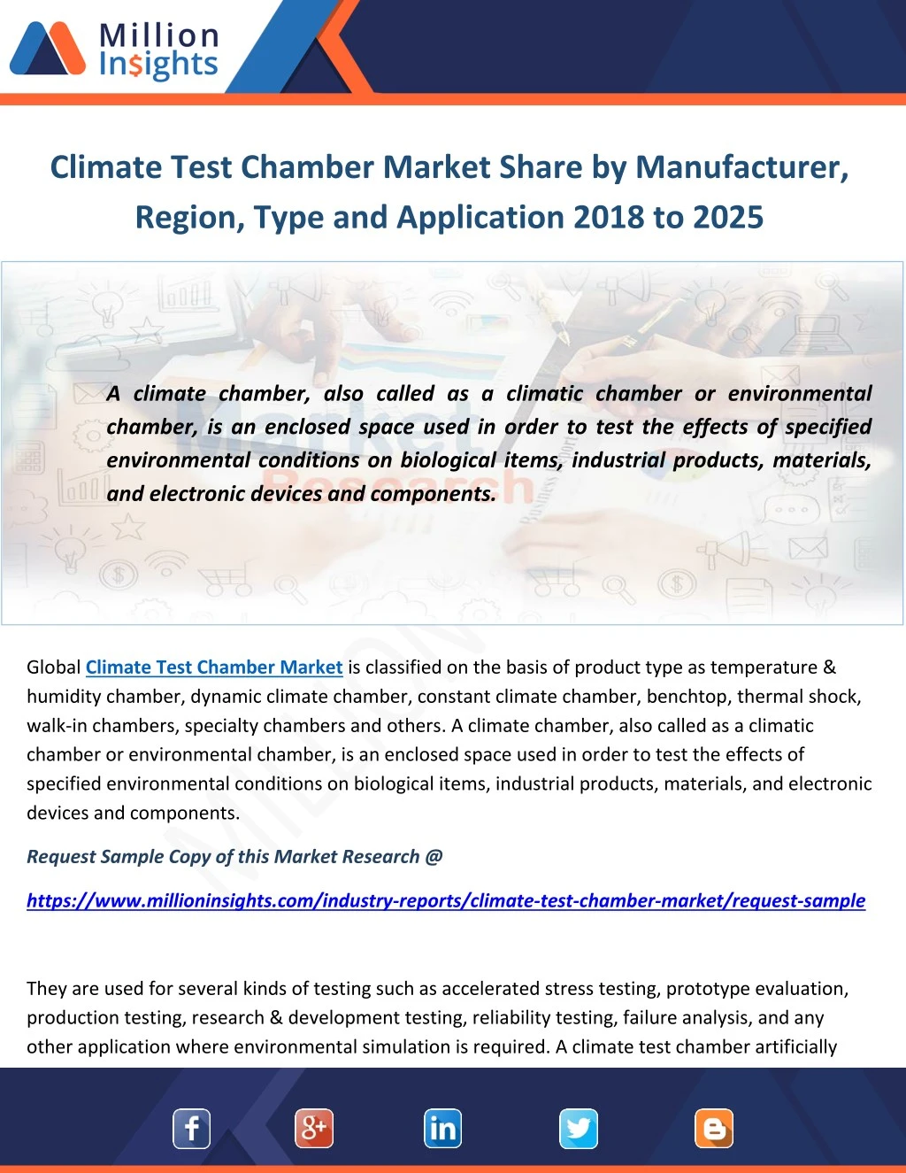 climate test chamber market share by manufacturer