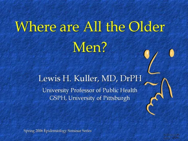 Where are All the Older Men