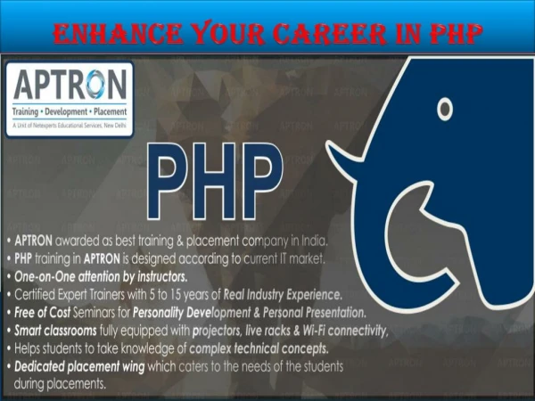 PHP Training in Delhi