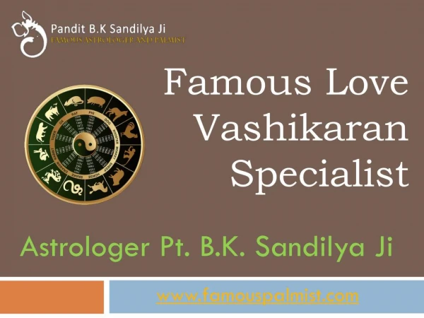 Relationship Problem Solution - Astrologer Pt. B.K. Sandilya Ji