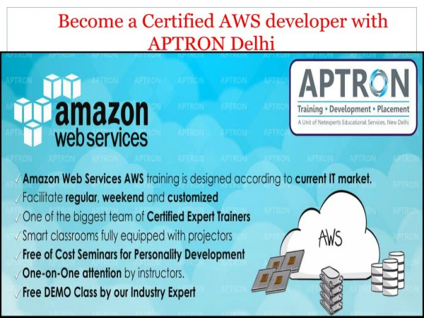 Amazon Web Services Training in Delhi