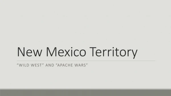 New Mexico History
