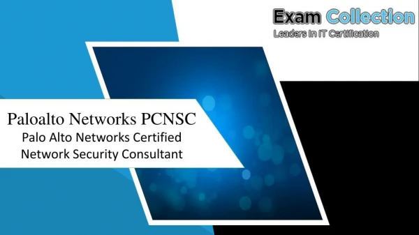 PCNSC Examcollection Dumps