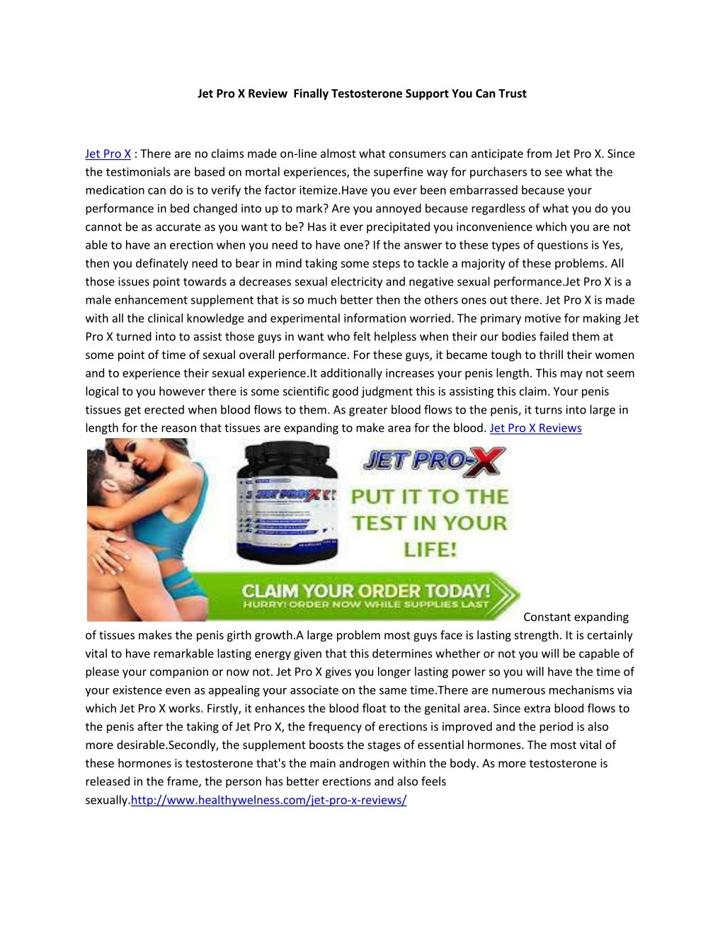 jet pro x review finally testosterone support