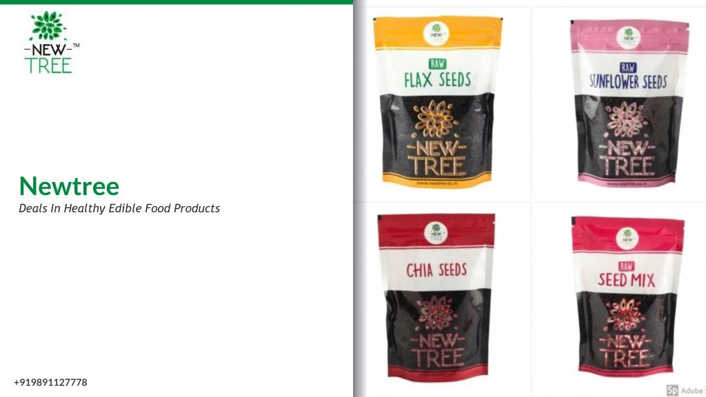 newtree deals in healthy edible food products