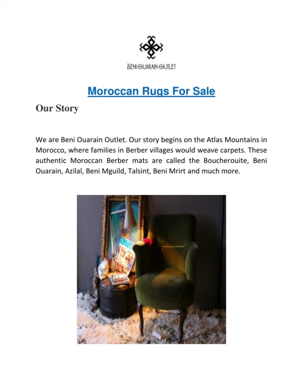 moroccan rugs for sale - Beniouarainoutlet