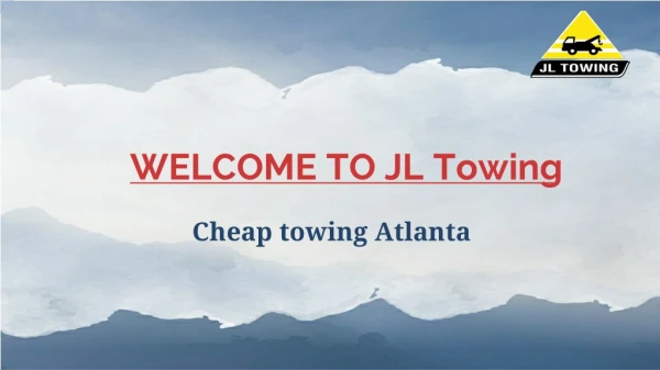 Cheap towing Atlanta | jlatlantatowing