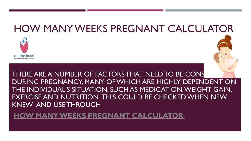 how many weeks pregnant calculator