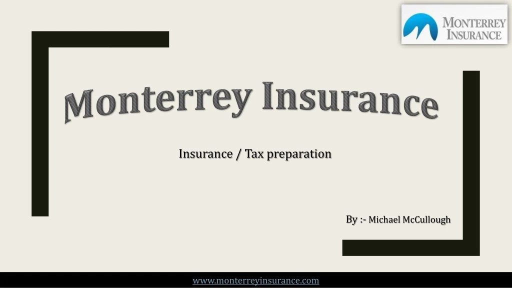 insurance tax preparation