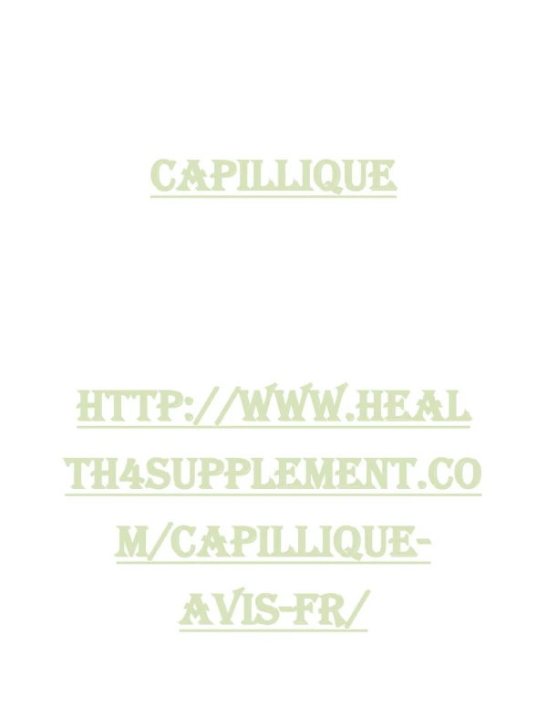 http://www.health4supplement.com/capillique-avis-fr/