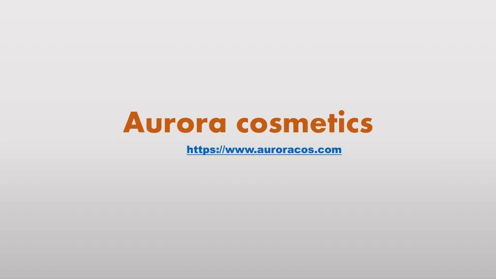 aurora cosmetics