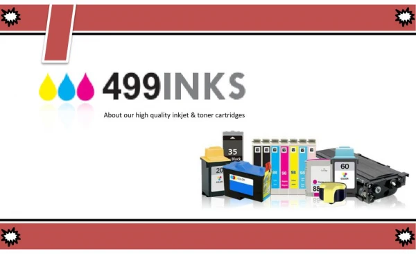 High quality inkjet & toner cartridges - 499inks.com