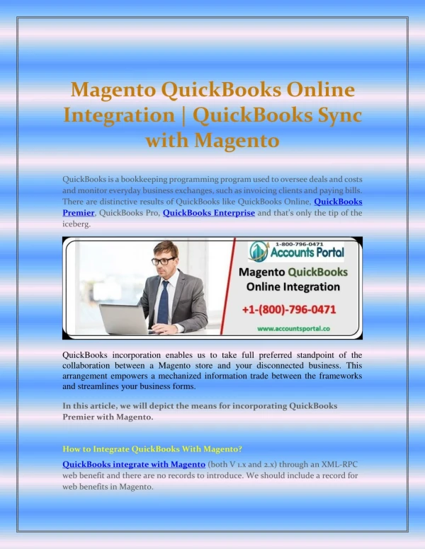 Magento QuickBooks Online Integration - QuickBooks Sync With Magento