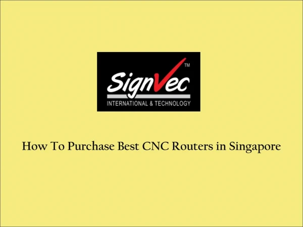 Cnc Routers Singapore